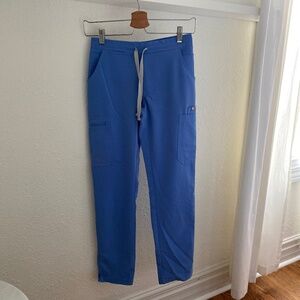 FIGS Yola skinny scrub pants - Ceil blue